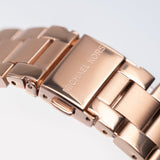 Michael Kors Ritz Chronograph Rose Gold Dial Rose Gold Steel Strap Watch for Women - MK6357 Authentic Buy Shop Now