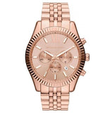 Michael Kors Lexington Rose Gold Dial Rose Gold Steel Strap Watch for Men - MK8319 Authentic Buy Shop Now