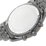 Michael Kors Lexington Chronograph Black Dial Two Tone Steel Strap Watch for Men - MK8561 Authentic Buy Shop Now