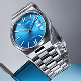 Citizen x Pantone Automatic Blue Dial Silver Steel Strap Watch For Men - NJ0158-89L Authentic Buy Shop Now