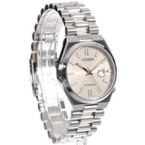 Citizen Tsuyosa Automatic Oatmeal White Dial Silver Steel Strap Watch For Men - NJ0151-88W Authentic Buy Shop Now