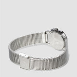 Calvin Klein Minimal White Dial Silver Mesh Bracelet Watch for Women - K3M2312Y Authentic Buy Shop Now