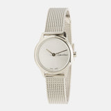 Calvin Klein Minimal White Dial Silver Mesh Bracelet Watch for Women - K3M231Y6 Authentic Buy Shop Now