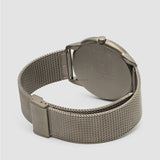 Calvin Klein Minimal Grey Dial Grey Mesh Bracelet Watch for Men - K3M517P4 Authentic Buy Shop Now