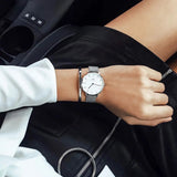 Daniel Wellington Petite Sterling White Dial Silver Mesh Bracelet Watch For Women - DW00100164 Authentic Buy Shop Now