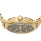 Coach Delancey Black Dial Gold Stainless Steel Strap Watch For Women - 14502813 Authentic Buy Shop Now