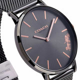 Coach Perry Grey Dial Grey Mesh Bracelet Watch for Women - 14503127 Authentic Buy Shop Now