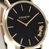 Coach Perry Black Dial Black Leather Strap Watch for Women - 14503333 Authentic Buy Shop Now