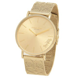 Coach Perry Gold Dial Gold Mesh Bracelet Watch for Women - 14503342 Authentic Buy Shop Now