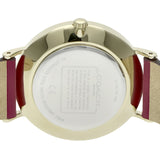 Coach Perry Red Dial Red Leather Strap Watch for Women - 14503722 Authentic Buy Shop Now