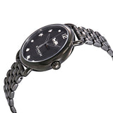 Coach Delancey Black Dial Black Steel Strap Watch For Women - 14502812 Authentic Buy Shop Now