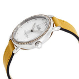 Coach Delancey White Dial Yellow Leather Strap Watch for Women - 14502882 Authentic Buy Shop Now