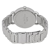 Coach Delancey White Dial Silver Steel Strap Watch for Women - 14502495 Authentic Buy Shop Now