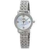 Coach Delancey Mother of Pearl Dial Silver Steel Strap Watch for Women - 14502477 Authentic Buy Shop Now