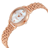Coach Delancey Mother of Pearl White Dial Rose Gold Steel Strap Watch for Women - 14502479 Authentic Buy Shop Now