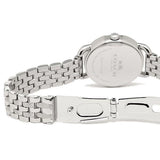 Coach Delancey White Dial Silver Steel Strap Watch for Women - 14502240 Authentic Buy Shop Now