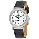 Coach Madison White Dial Black Leather Strap Watch for Women - 14502406 Authentic Buy Shop Now