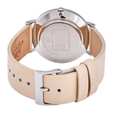 Coach Perry Beige Floral Dial Beige Leather Strap Watch for Women - 14503293 Authentic Buy Shop Now
