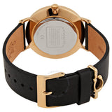 Coach Perry Black Dial Black Leather Strap Watch for Women - 14503333-C Authentic Buy Shop Now