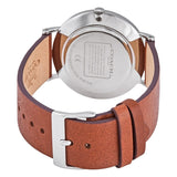 Coach Perry White Dial Brown Leather Strap Watch for Women - 14503242 Authentic Buy Shop Now