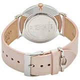 Coach Perry White Dial Pink Leather Strap Watch for Women - 14503128 Authentic Buy Shop Now