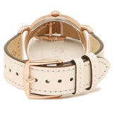 Coach Delancey White Dial White Leather Strap Watch for Women - 14502716 Authentic Buy Shop Now