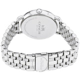 Coach Delancey Classic White Dial Silver Steel Strap Watch for Women - 14502260 Authentic Buy Shop Now