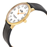 Coach Slim Easton White Dial Black Leather Strap Watch for Women - 14502683 Authentic Buy Shop Now