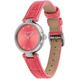 Coach Park Pink Dial Pink Leather Strap Watch for Women - 14503536 Authentic Buy Shop Now