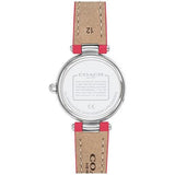 Coach Park Pink Dial Pink Leather Strap Watch for Women - 14503536 Authentic Buy Shop Now