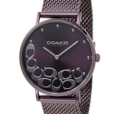 Coach Perry Purple Dial Purple Mesh Bracelet Watch for Women - 14503823 Authentic Buy Shop Now