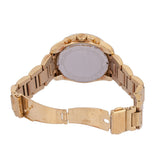 Michael Kors Brecken Chronograph Gold Dial Gold Steel Strap Watch For Women - MK6366 Authentic Buy Shop Now