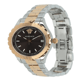 Versace Hellenyium Brown Dial Two Tone Steel Strap Watch for Women - V12040015 Authentic Buy Shop Now