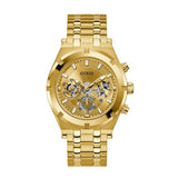Guess Continental Gold Dial Gold Steel Strap Watch For Men - GW0260G4 Authentic Buy Shop Now