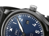 IWC Pilot’s Watch Mark XVIII Edition “Laureus Sport for Good Foundation" Blue Dial Black Nylon Strap Watch for Men - IW324703 Authentic Buy Shop Now