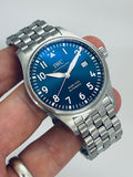 IWC Le Petit Prince XVIII Edition Blue Dial Silver Steel Strap Watch for Men - IW327014 Authentic Buy Shop Now