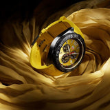 Tag Heuer Formula 1 Chronograph Yellow Dial Yellow Rubber Strap Watch for Men - CAZ101AM.FT8054 Authentic Buy Shop Now