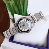 Movado Bold Crystal Pave Silver Dial Silver Steel Strap Watch for Women - 3600254 Authentic Buy Shop Now