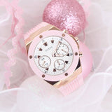 Guess Athena White Dial Pink Rubber Strap Watch For Women - GW0030L4 Authentic Buy Shop Now