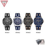 Guess Oasis Blue Dial Two Tone Steel Strap Watch for Men - W0366G6 Authentic Buy Shop Now