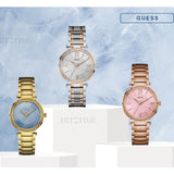 Guess Park Ave Quartz Rose Gold Dial Rose Gold Steel Strap Watch For Women - W0636L2 Authentic Buy Shop Now