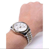 Michael Kors Lexington Silver Dial Two Tone Steel Strap Watch for Men - MK8344 Authentic Buy Shop Now