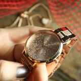 Michael Kors Jaryn Rose Gold Dial Rose Gold Steel Strap Watch for Women - MK3621 Authentic Buy Shop Now