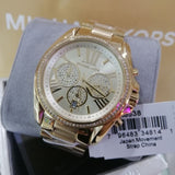 Michael Kors Bradshaw Quartz Gold Dial Gold Steel Strap Watch For Women - MK6538 Authentic Buy Shop Now