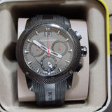Burberry The Endurance Chronograph Black Dial Black Rubber Strap Watch For Men - BU9802 Authentic Buy Shop Now
