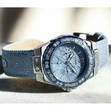 Guess Limelight Quartz Blue Dial Blue Leather Strap Watch For Men - W0775l1 Authentic Buy Shop Now