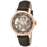 Fossil Boyfriend Automatic Skeleton Grey Dial Grey Leather Strap Watch for Women - ME3089 Authentic Buy Shop Now