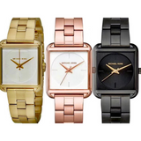 Michael Kors Lake Quartz White Dial Rose Gold Steel Strap Watch For Women - MK3645 Authentic Buy Shop Now