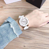 Guess Overdrive Analog White Dial White Rubber Strap Watch for Women - W10614L2 Authentic Buy Shop Now