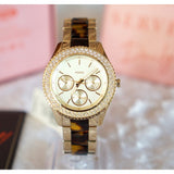 Fossil Stella Multifunction Gold Dial Two Tone Steel Strap Watch for Women - ES4756 Authentic Buy Shop Now